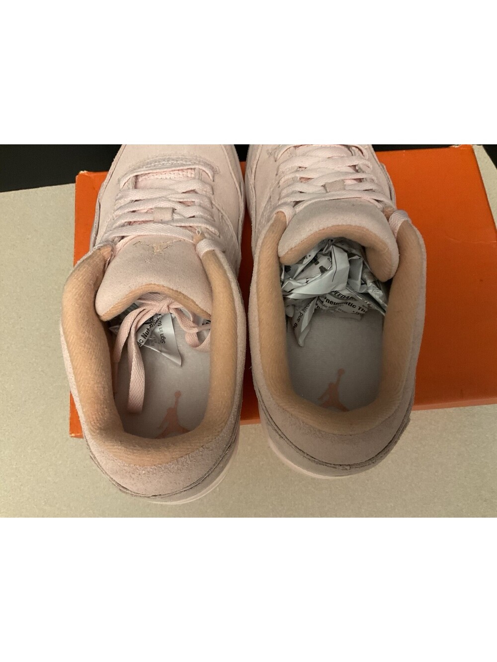 New! Womens Air Jordan Flight Court  Atmosphere/Light Madder Root Shoes. Size 10 - Picture 6 of 7